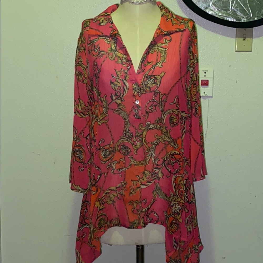Chain Pattern New Directions Blouse - image 1